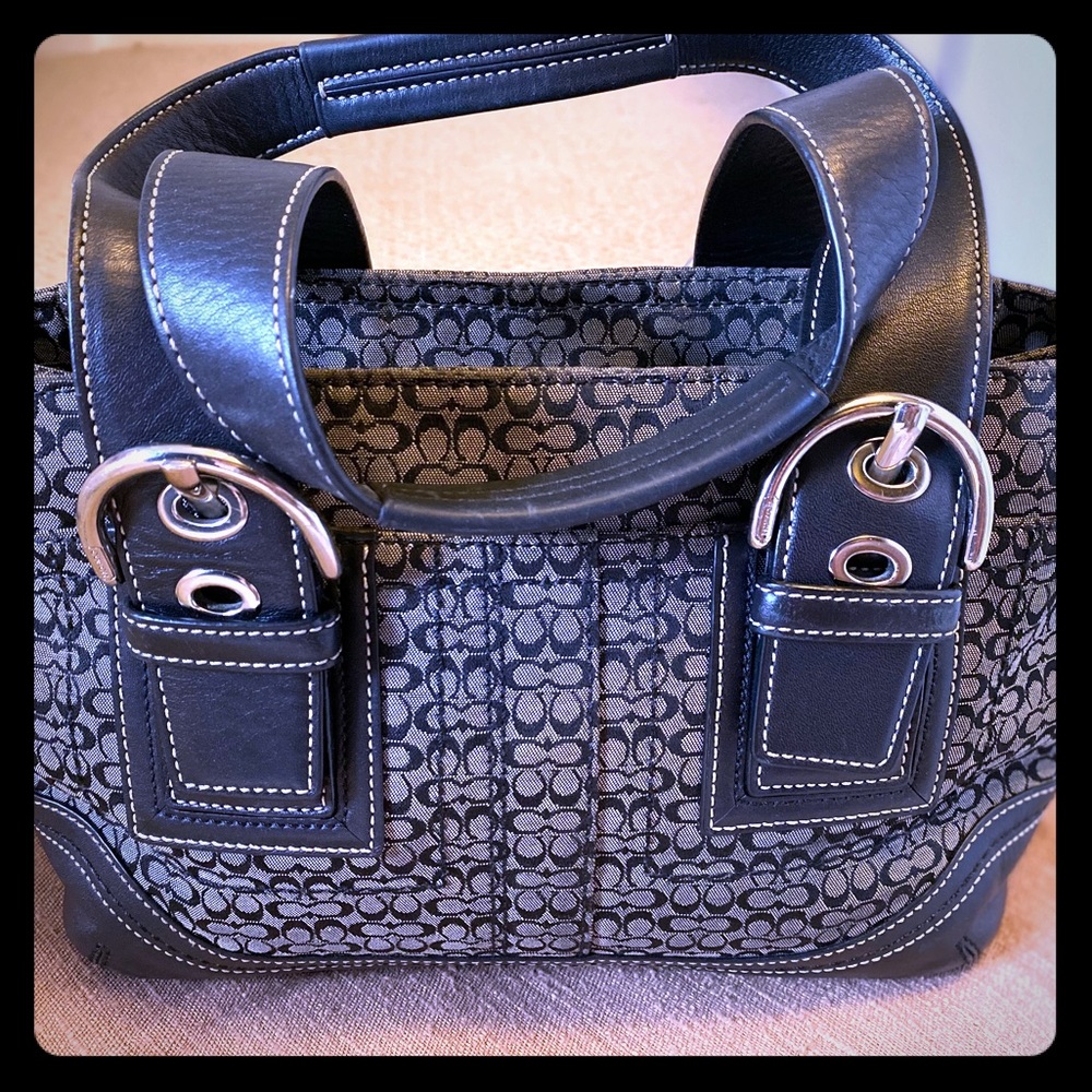 Gorgeous black genuine Coach bag❤️